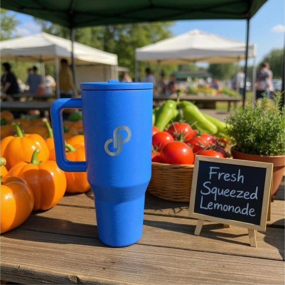 HydroJug ✦ Indigo Stainless Steel Mug ✦ 32oz Insulated Host-Exclusive Gift NWT